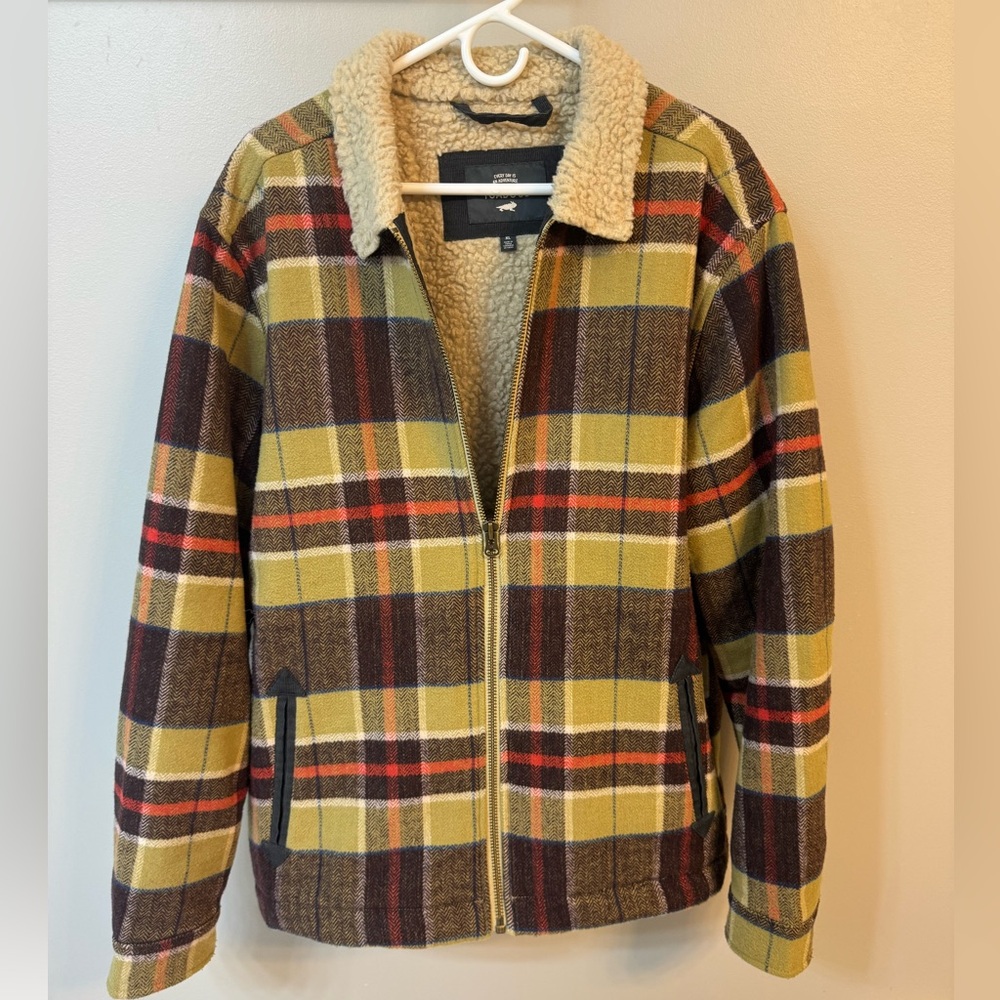 Toad&Co Multicolor Plaid Sherpa Jacket